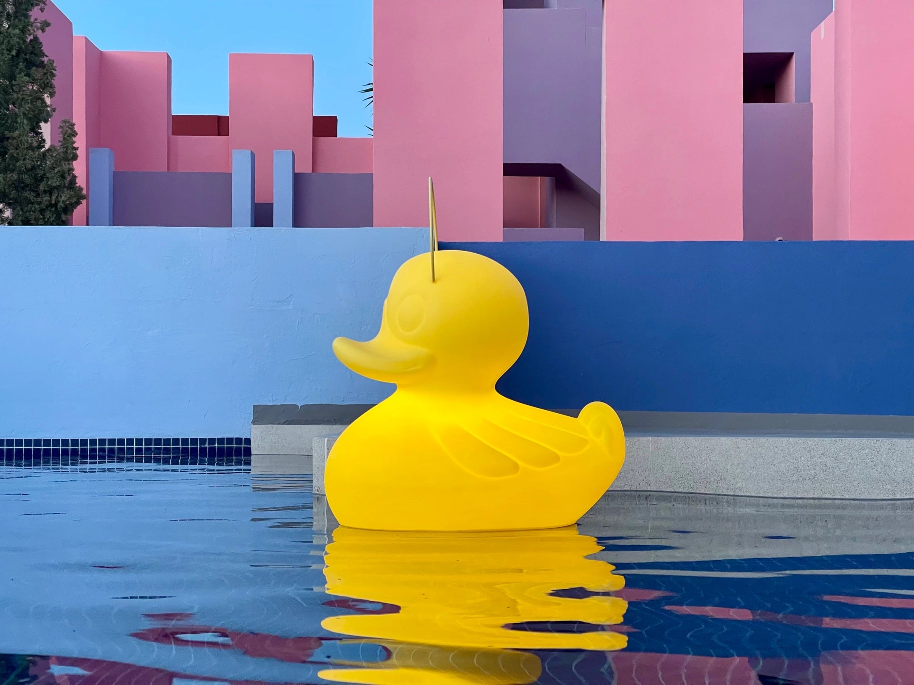 Lampa pływająca do basenu, ogrodu i wnętrz LED akumulatorowa 51cm – Duck Lamp XL