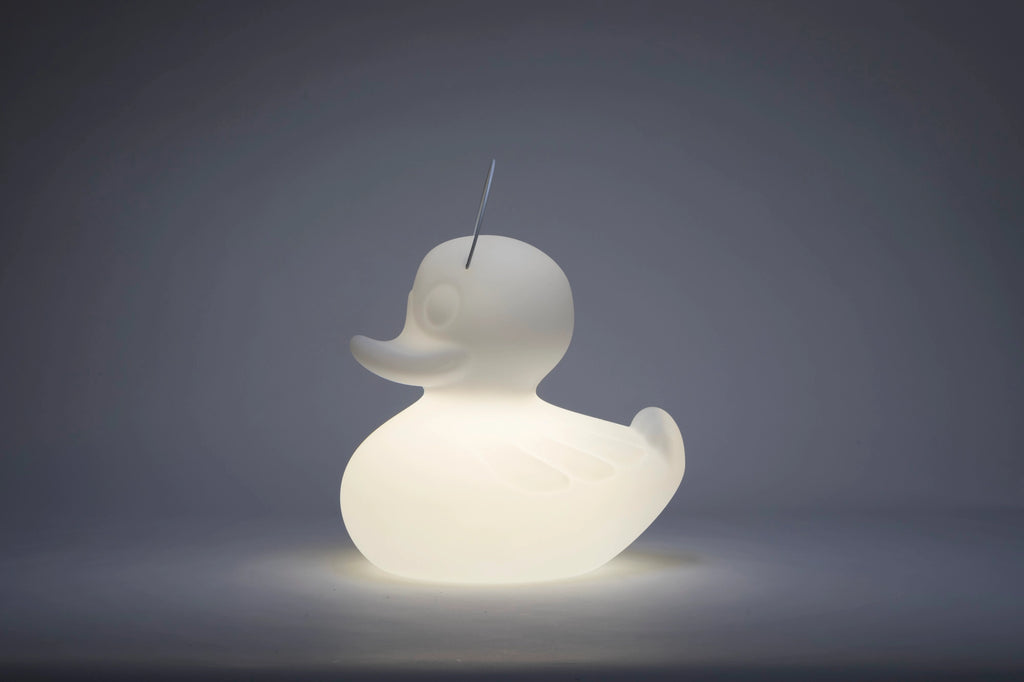 Lampa pływająca do basenu, ogrodu i wnętrz LED akumulatorowa 51cm – Duck Lamp XL