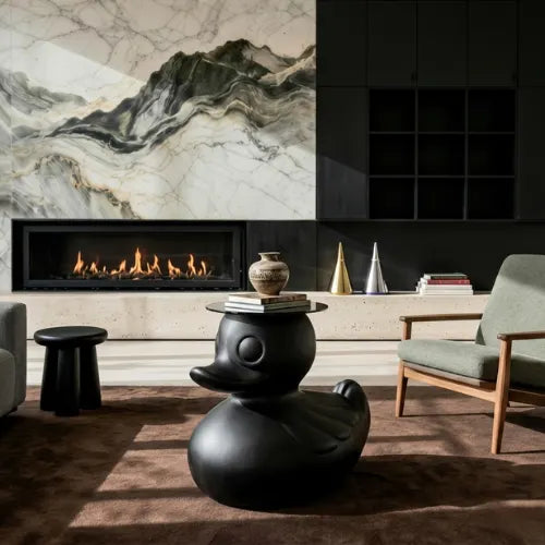 Pływająca rzeźba dekoracyjna do basenu i ogrodu 85cm – Mega Duck Deco