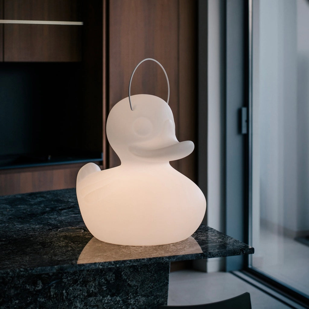 Lampa pływająca do basenu, ogrodu i wnętrz LED akumulatorowa 51cm – Duck Lamp XL
