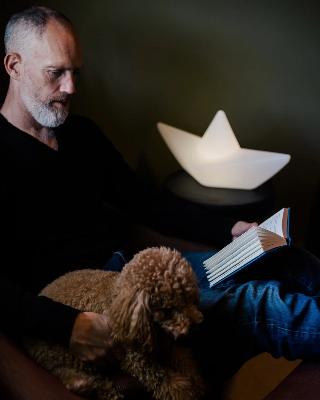 Lampa pływająca do basenu, ogrodu i wnętrz LED akumulatorowa 70cm – Boat Lamp