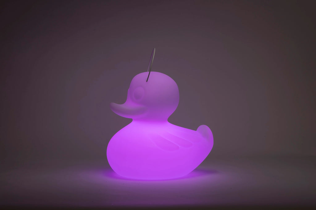 Lampa pływająca do basenu, ogrodu i wnętrz LED akumulatorowa 51cm – Duck Lamp XL